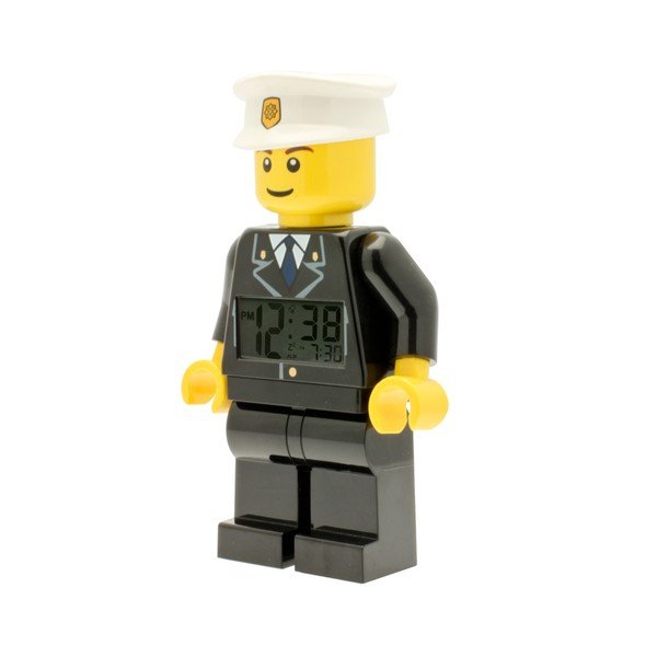 Hodiny s budíkom LEGO® City Policeman-image-1