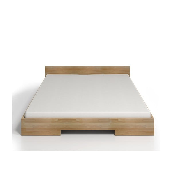 Dvojlôžková posteľ z bukového dreva SKANDICA Spectrum, 140 × 200 cm