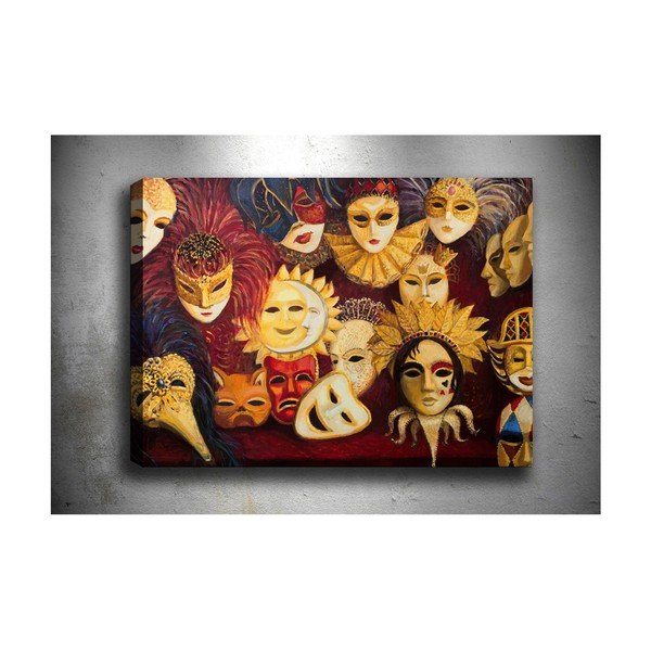 Obraz Tablo Center Masquerade, 60 × 40 cm