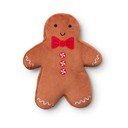 Zamatový dekoračný vankúš s vianočným motívom 28x37 cm Gingerbread – Catherine Lansfield