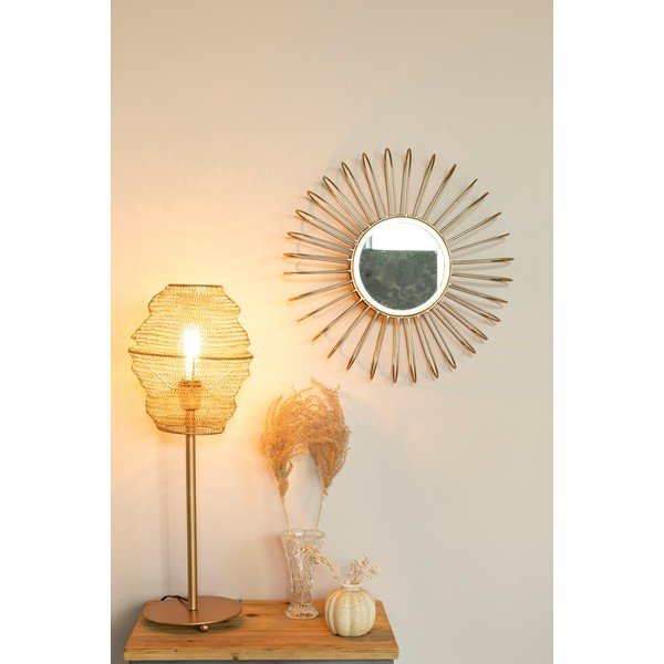 Nástenné zrkadlo ø 50 cm Selena – White Label-image-1