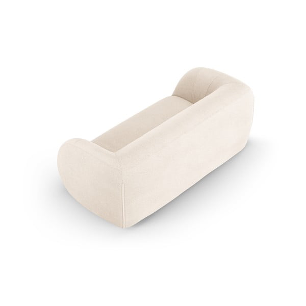 Krémová pohovka z textílie buklé 210 cm Essen – Cosmopolitan Design-image-3