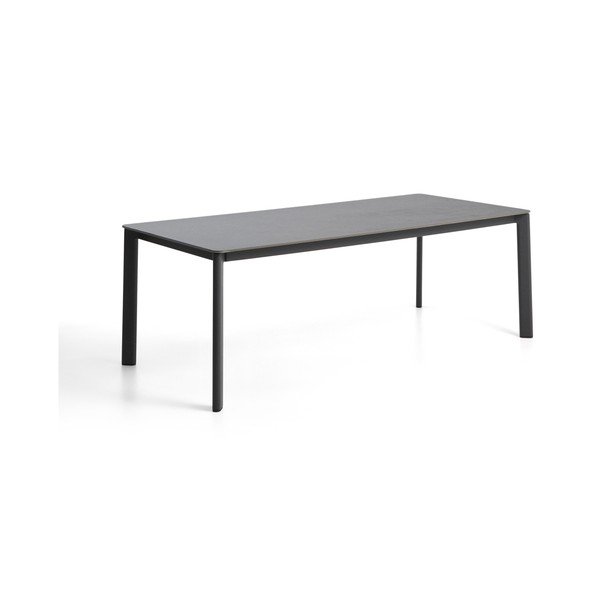 Záhradný jedálenský stôl s doskou z kameňa 100x220 cm Anafi – Kave Home