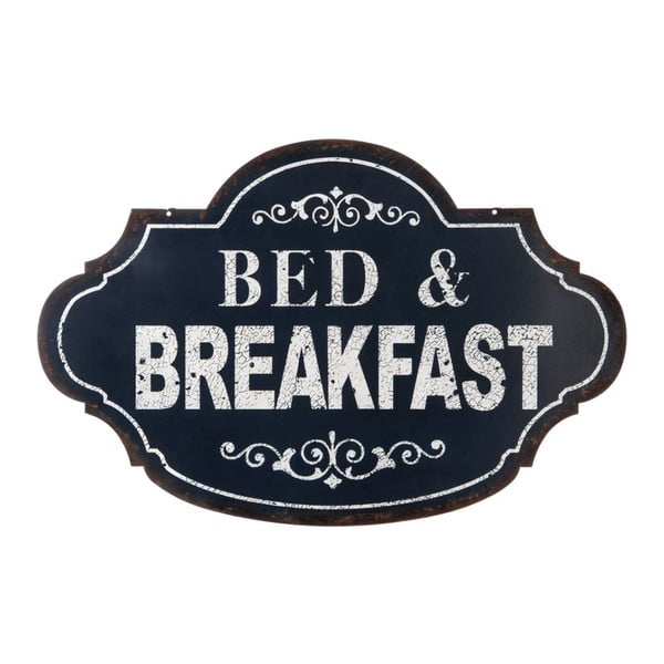 Plechová ceduľa Bed&Breakfast