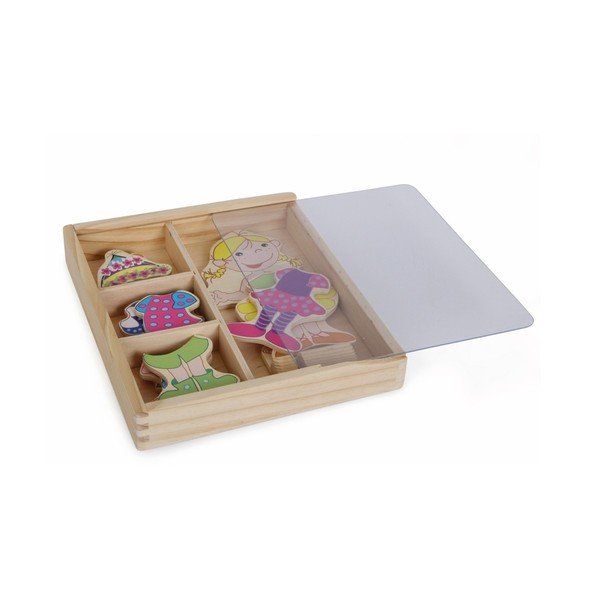 Drevená magnetická bábika na obliekanie Legler Ramona-image-1