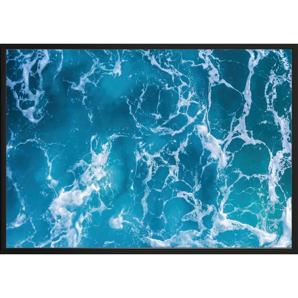 Nástenný plagát v ráme OCEAN/BLUE, 40 x 50 cm