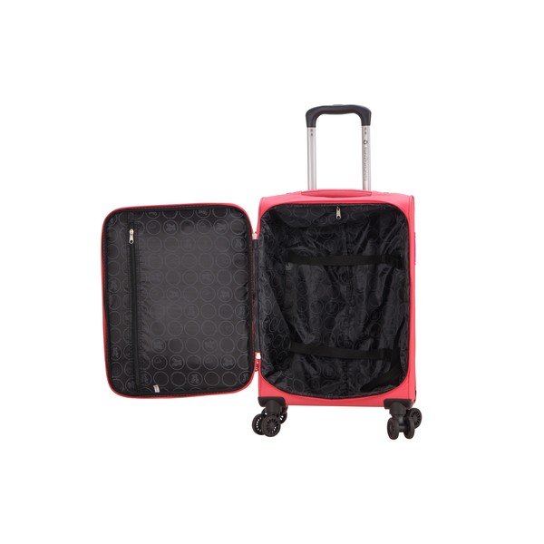 Ružový kufor na 4 kolieskach Lulucastagnette Luciana, 101 l-image-2