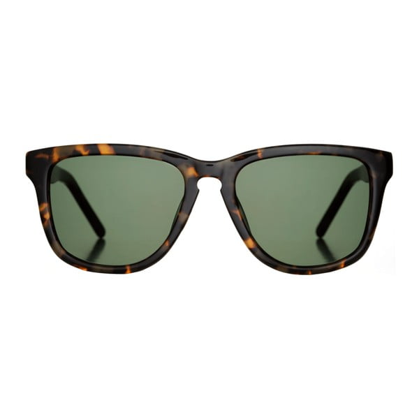 Čierne slnečné okuliare so zelenými sklami Marshall Bob Vinyl, veľ. S
