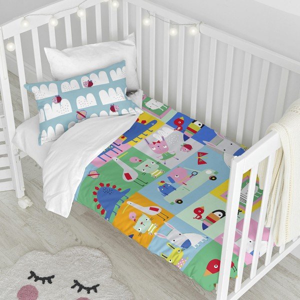 Detské bavlnené obliečky Moshi Moshi Patchwork, 115 x 145 cm-image-4