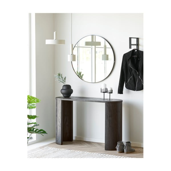 Čierna sklenená váza (výška  20 cm) Vera – House Nordic-image-3