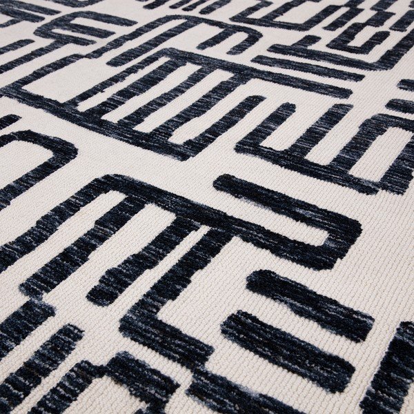 Čierno-biely koberec 200x290 cm Mason – Asiatic Carpets-image-1