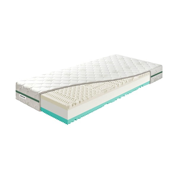 Tvrdý/stredne tvrdý penový obojstranný matrac 160x200 cm BonRelax HR VISCO - BENAB-image-2