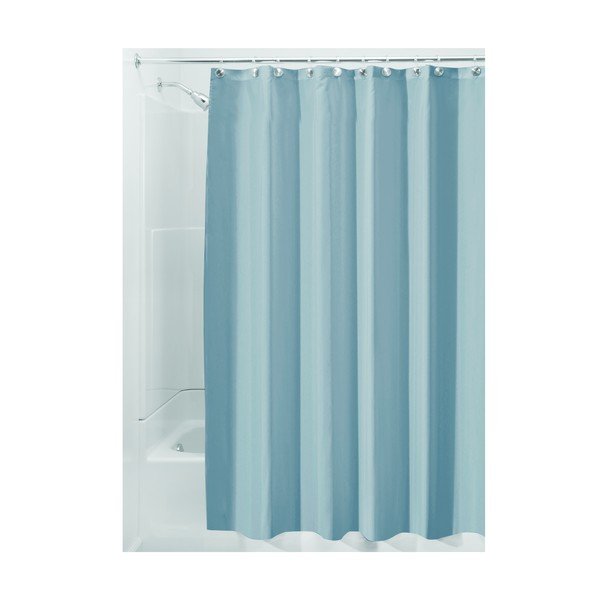 Modrý sprchový záves iDesign, 200 x 180 cm-image-2