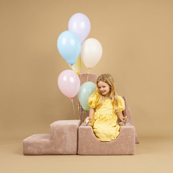 Kaki menčestrové penové ihrisko 250x45x30 cm Montessori – Meowbaby-image-1