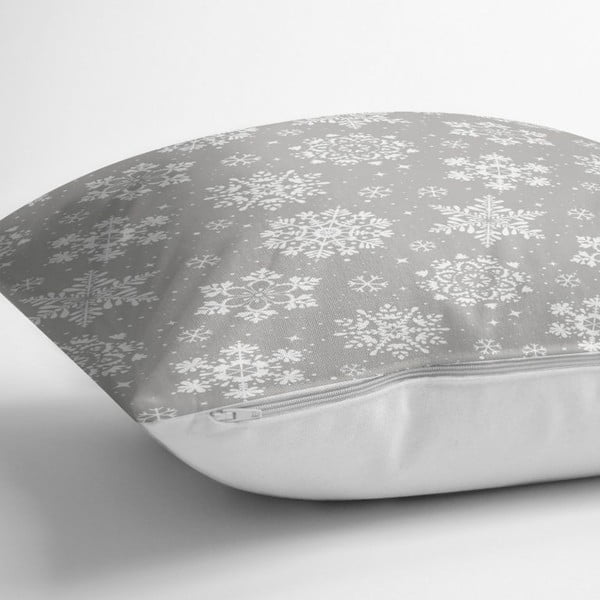 Vianočná obliečka na vankúš Minimalist Cushion Covers Snowflakes, 42 x 42 cm-image-1