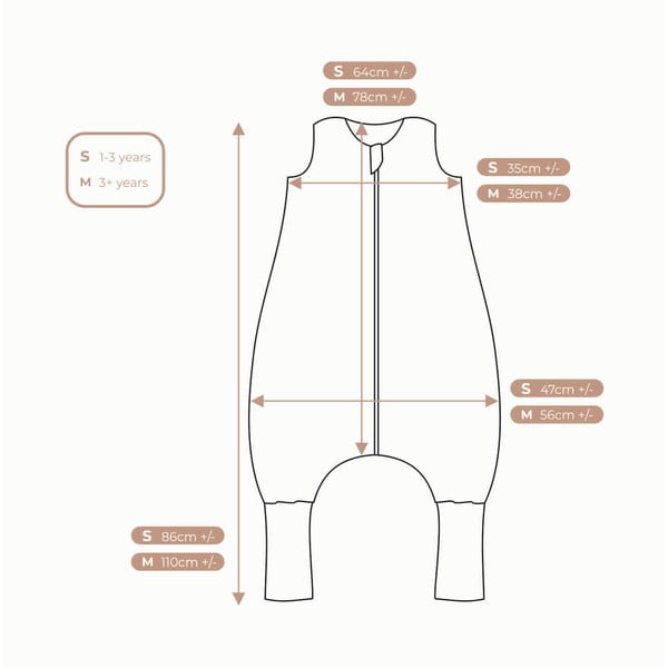 Detský spací vak Apricot - Malomi Kids-image-1