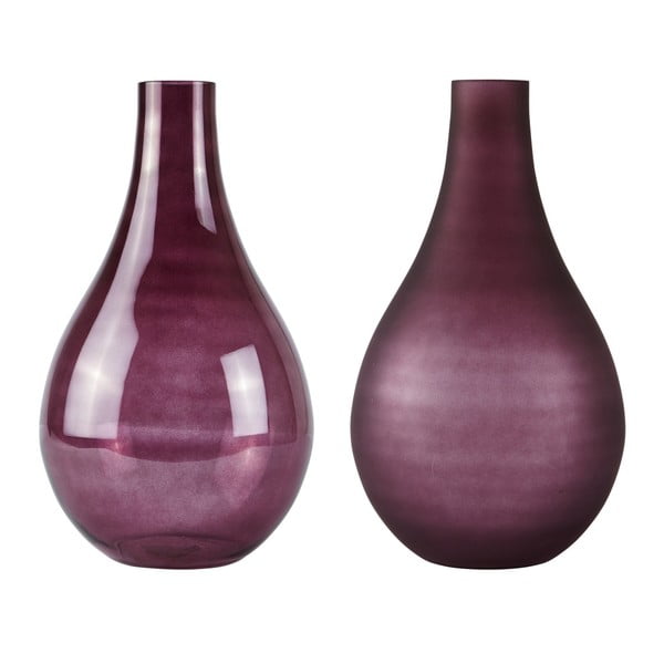 Sada 2 váz vo farbe bordeaux Villa Collection