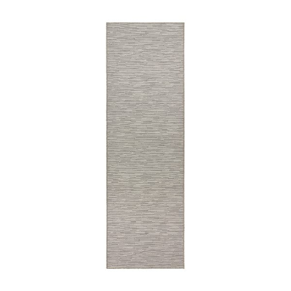 Sivý behúň BT Carpet Nature, 80 x 500 cm
