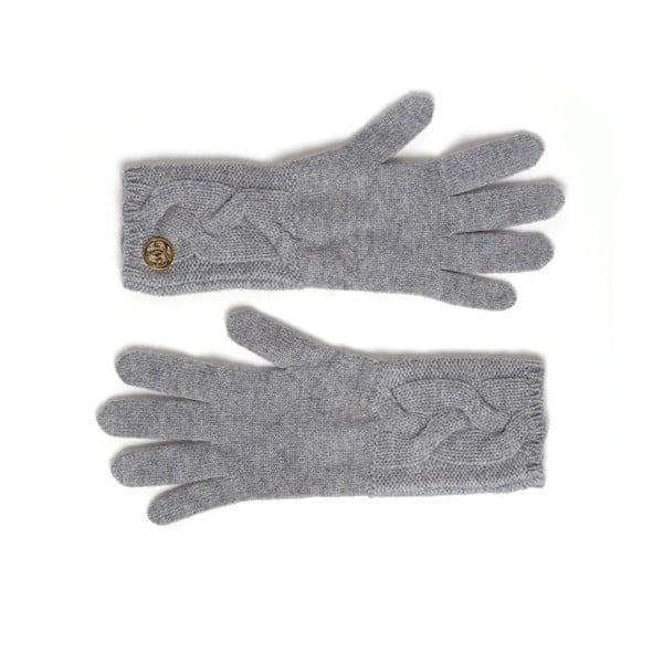 Sivé kašmírové rukavice Bel cashmere Lela