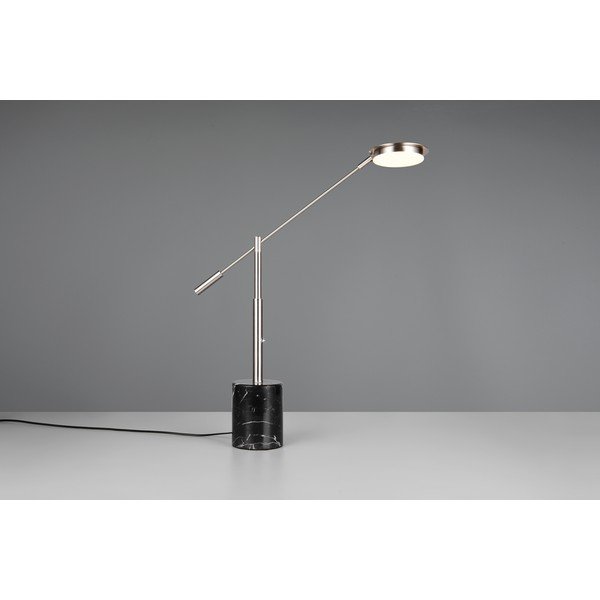 Čierna/v striebornej farbe LED stolová lampa (výška  65 cm) Fiore – Trio Select-image-1