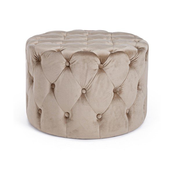 Taupe taburet Lorella – Yes Everyday