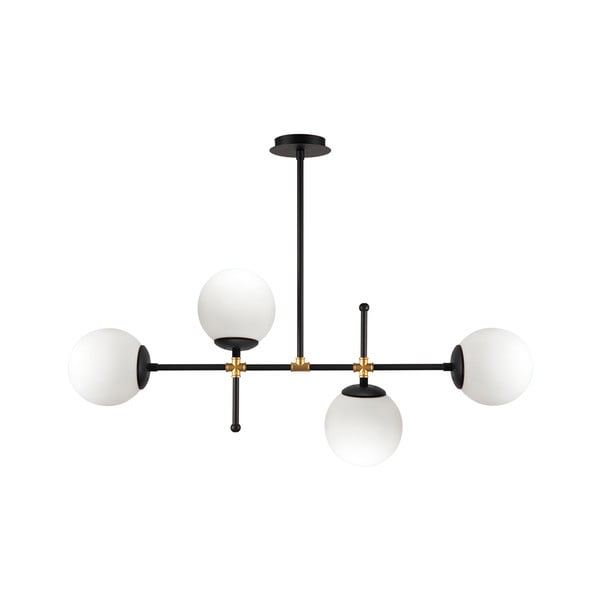 Čierne závesné svietidlo Squid Lighting Kruva, výška 57 cm-image-2