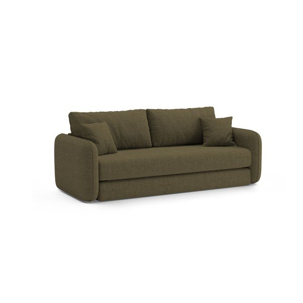 Zelená rozkladacia pohovka 225 cm – Micadoni -image-3
