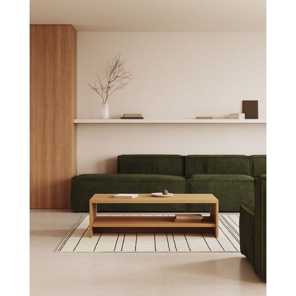 Konferenčný stolík v dekore duba v prírodnej farbe 60x120 cm Abilen – Kave Home-image-1