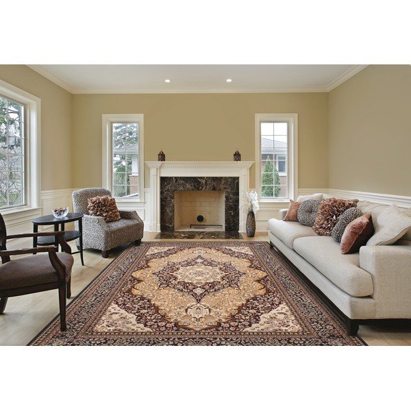 Oranžový vlnený koberec 160x240 cm Charlotte – Agnella-image-1