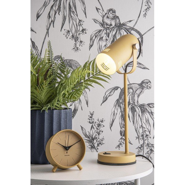 Horčicovožltá stolová lampa Leitmotiv Husk-image-4