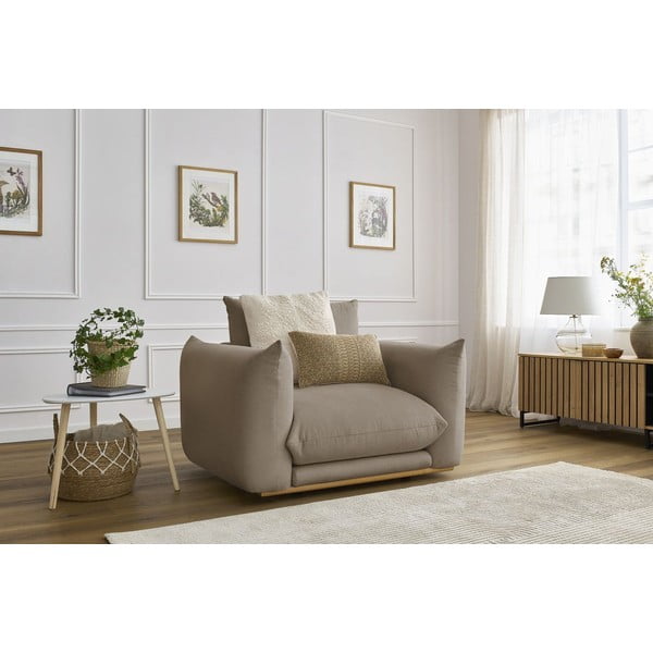 Béžové kreslo Ernest – Bobochic Paris-image-1