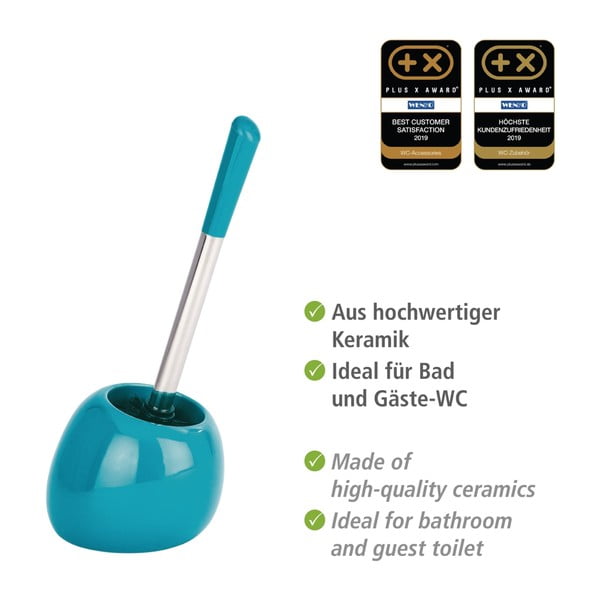 Petrolejovomodrá toaletná kefa Wenko Polaris Petrol-image-4