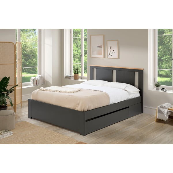 Antracitovosivá zásuvka Marckeric Enara, 137 x 147 cm-image-1