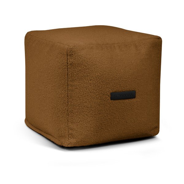 Hnedý sedací vak z textílie buklé Up! MooG – SLOWDOWN