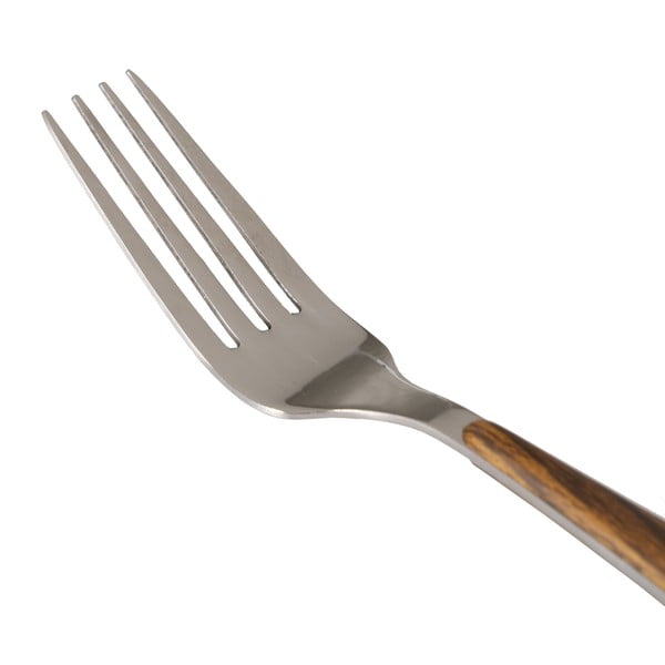 Antikoro príbor v hnedej a striebornej farbe 24 ks – Ixia-image-1