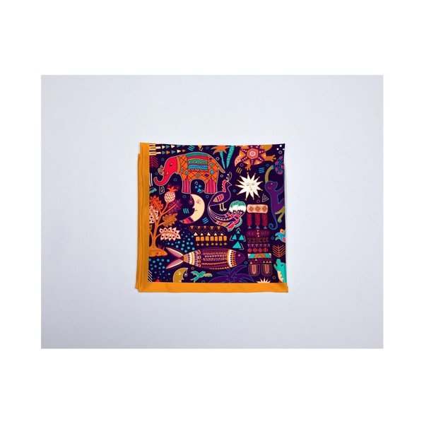 Dámska šatka Madre Selva Electric Animals, 70 × 50 cm-image-3