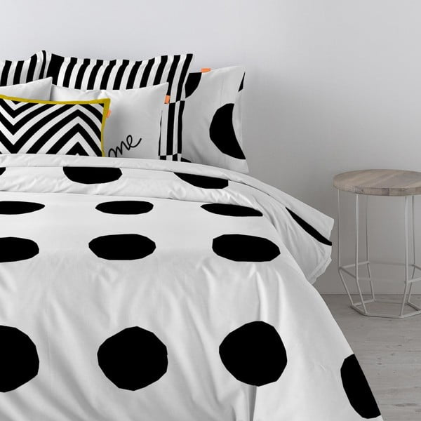 Bavlnená obliečka na paplón Blanc Dot, 200 × 200 cm-image-2