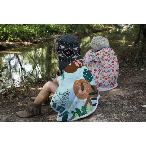 Pléd Little Nice Things Mexican Flowers, 130 x 170 cm-image-1