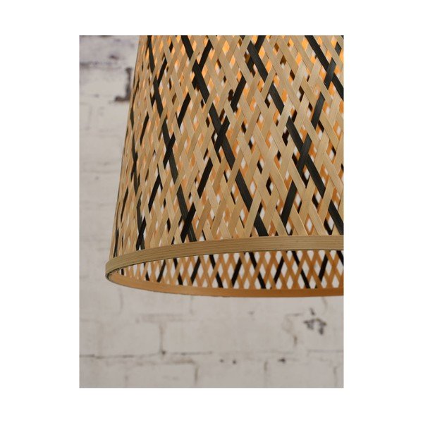 Závesné bambusové svietidlo Good&Mojo Kalimantan, ⌀ 34 cm-image-4
