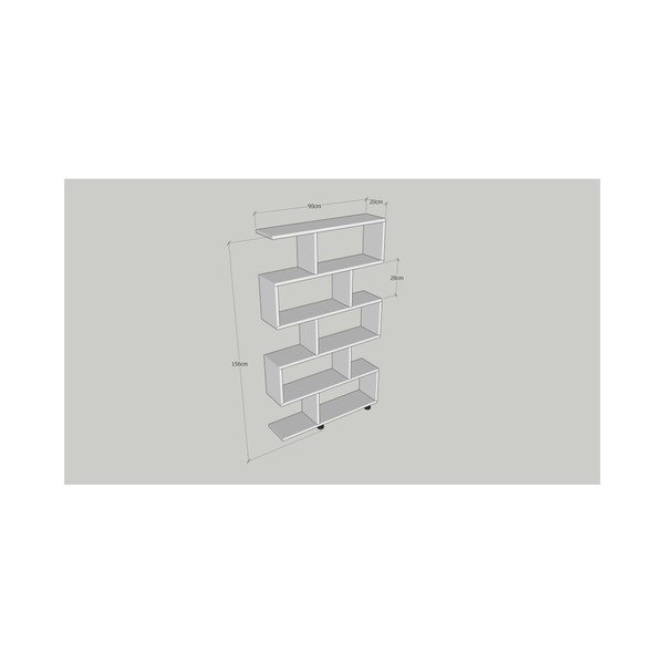 Biela knižnica Elif White-image-2