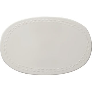 Biely porcelánový tanier Villeroy & Boch Like It's my moment, 30 x 20 cm