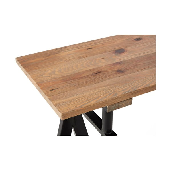 Konzolový stolík s doskou z borovicového dreva v prírodnej farbe 45x130 cm Hampstead – Premier Housewares-image-4