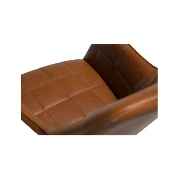 Hnedá koženková stolička DAN-FORM Denmark Embrace Vintage-image-3