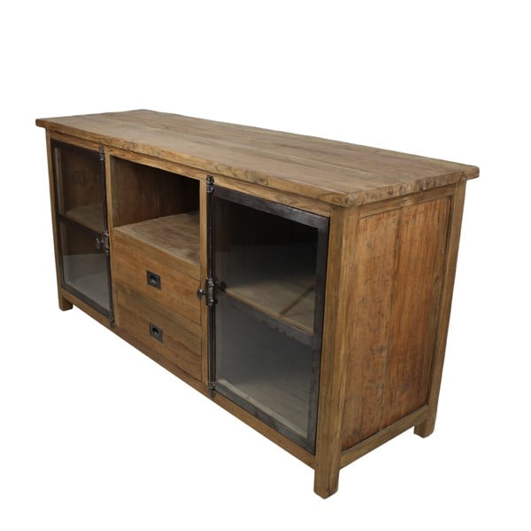 TV stolík z teakového dreva HSM Collection Comin