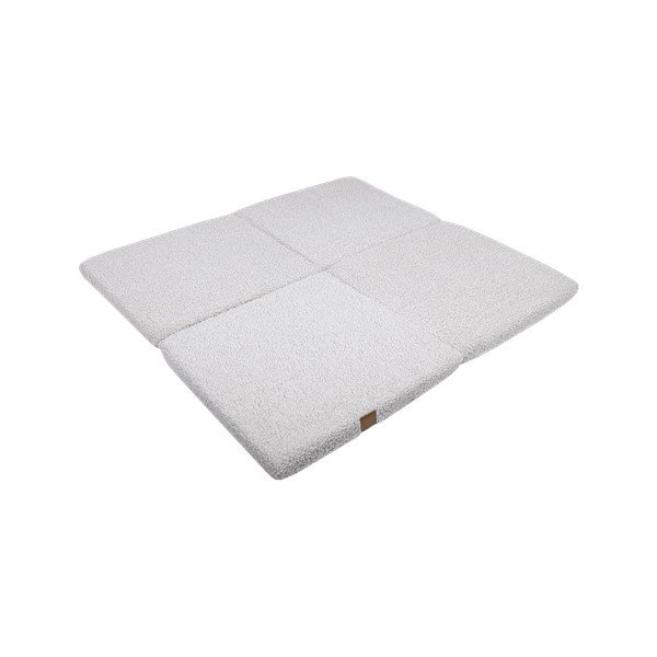 Biela detská hracia podložka 120x120 cm – Meowbaby