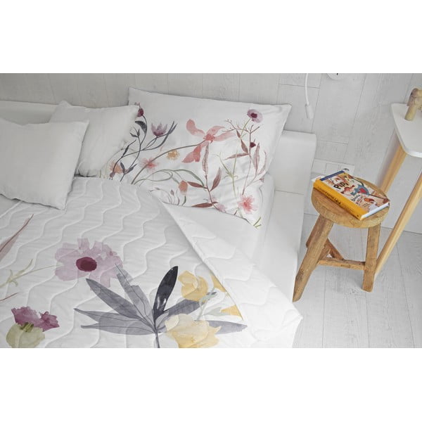 Prešívaná deka a obliečka na vankúš v súprave z bavlneného saténu 140x200 cm – Butter Kings-image-1