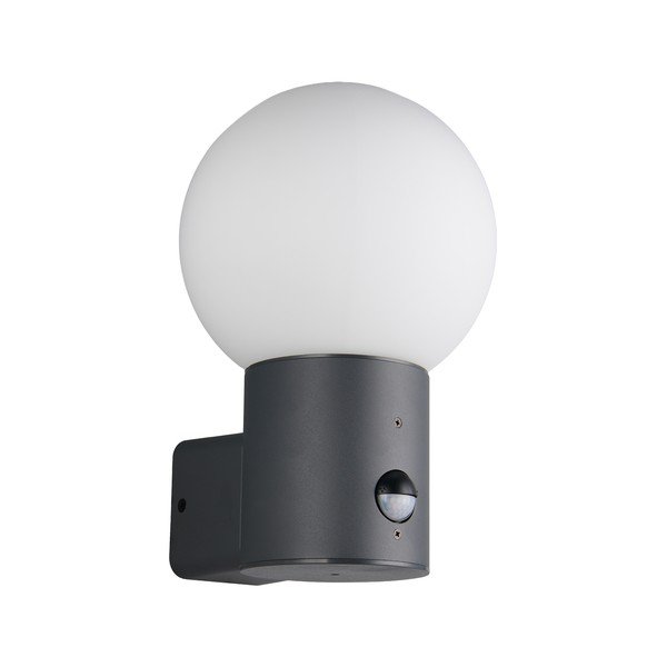 Nástenné vonkajšie svietidlo so senzorom pohybu ø 18 cm Mures – Trio