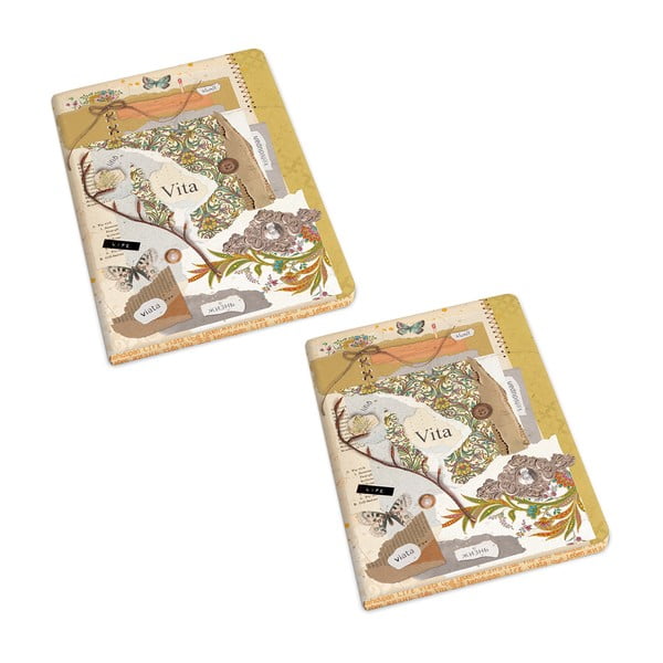 Zošity v súprave 192 stránok 2 ks formát A6 Vita – Kartos-image-1