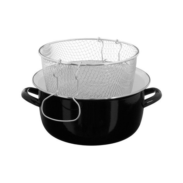 Čierny fritovací hrniec Premier Housewares, objem 5 l-image-3