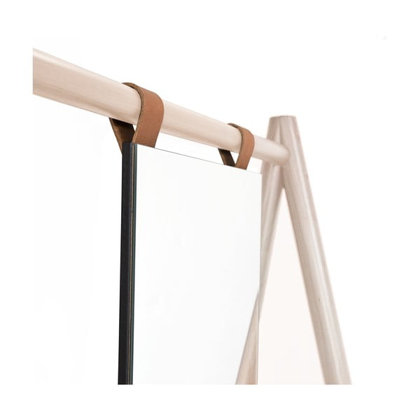 Závesné zrkadlo k vešiaku Karup Design Hongi Black-image-1